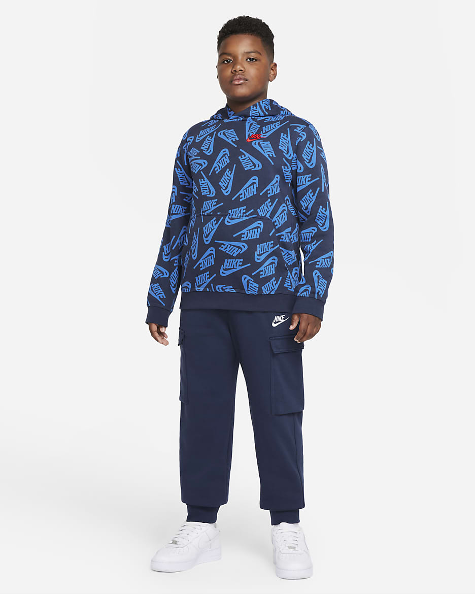 Blue nike tracksuit boys hotsell